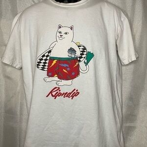 RipNDip Surf Break T-shirt (white) Large